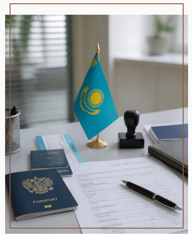 Оформление визы в Казахстан для поездки и работы в Дмитрах