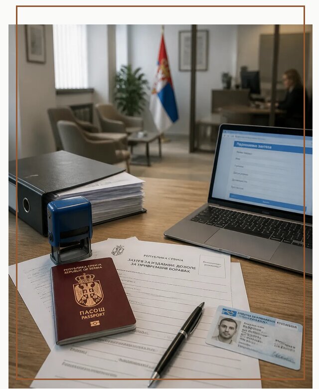 Оформление ПМЖ в Сербии для переезда в Дмитрах под ключ